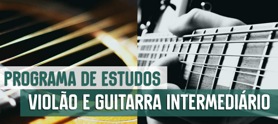 Guitarra e violão intermediario terra da musica