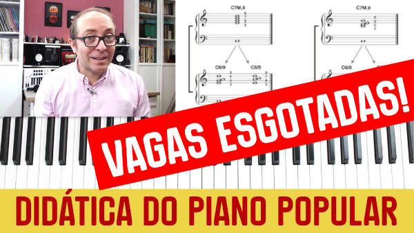 didática do piano popular curso para professores com Turi Collura Terra da Música
