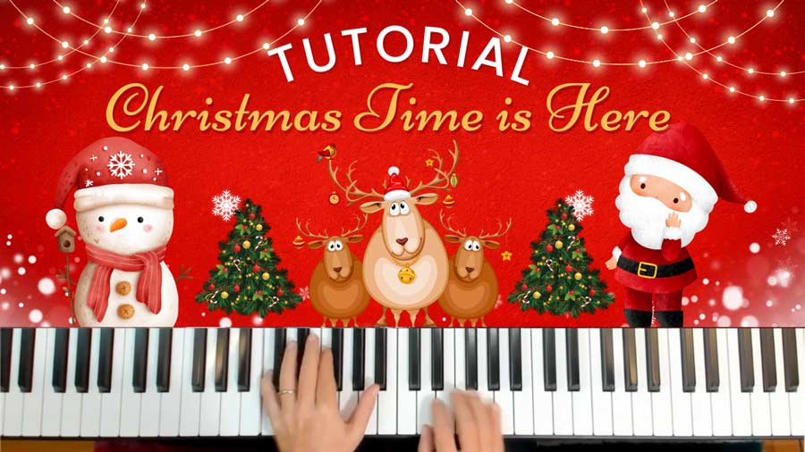 Música Natalina ao piano: Christmas Time is Here