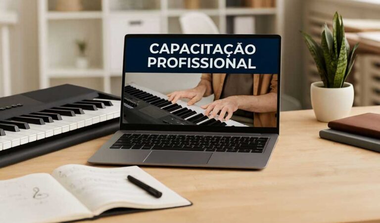 Licença para capacitação profissional curso de música
